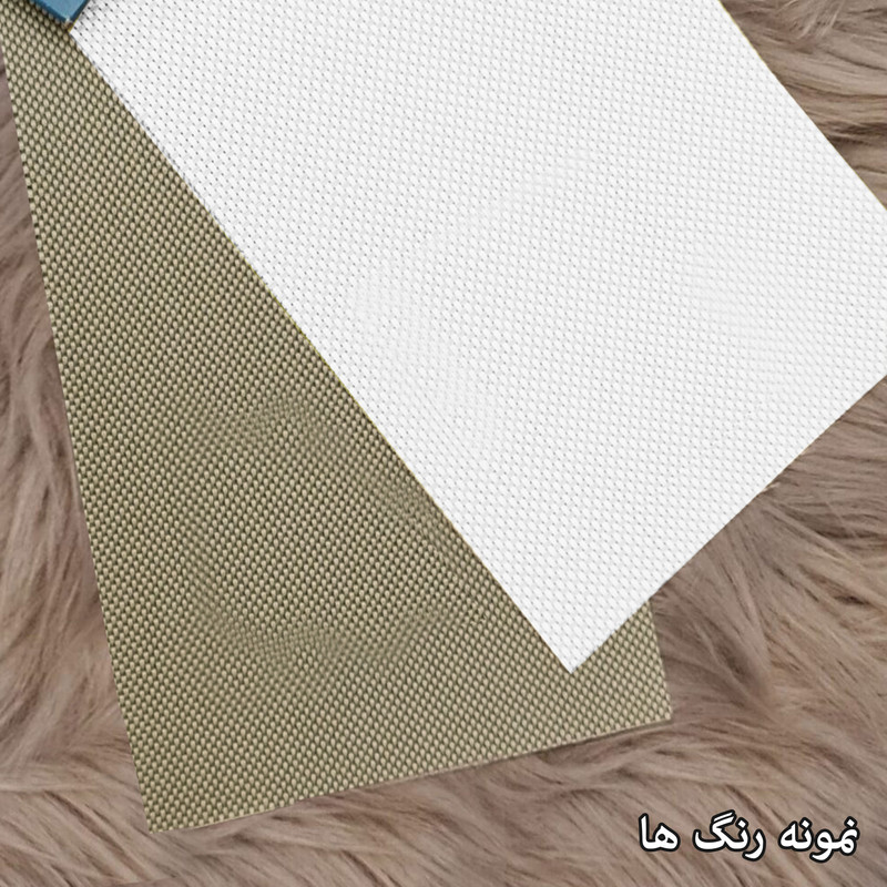 پرده شید برقی زیو مدل اسکرین سایز 150×300 سانتی‌ متر