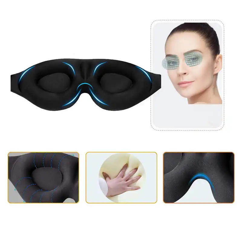 چشم بند خواب کاردان مدل سه بعدی