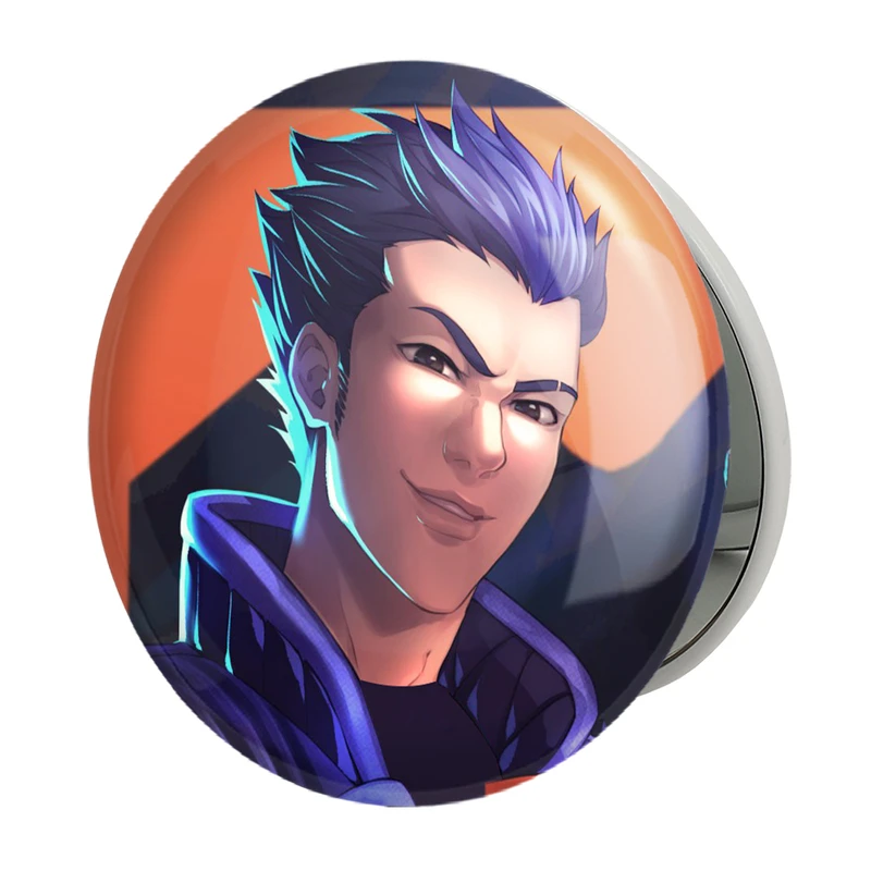 آینه جیبی خندالو طرح بازی ولورانت (Valorant) مدل تاشو کد 33114