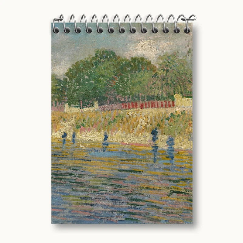 دفتر یادداشت 50 برگ خندالو مدل بانک سن ونسان ونگوگ (Van Gogh) کد 36803