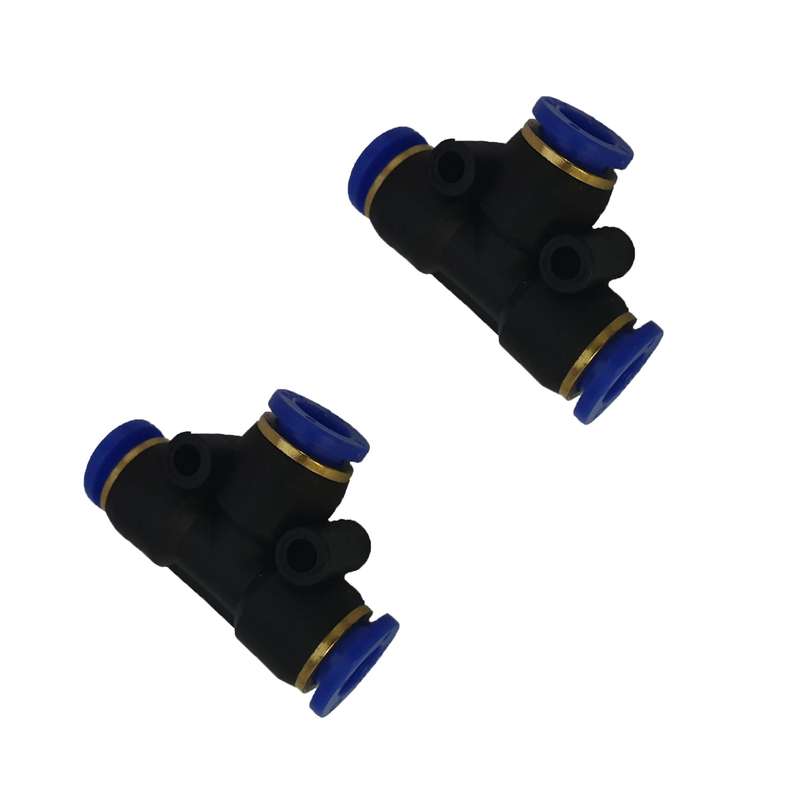 اتصال سه راهی پنوماتیک مدل P1 مجموعه 2 عددی اتصال سه راهی پنوماتیک مدل P1 مجموعه 2 عددی