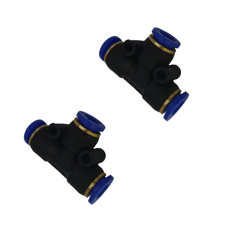 اتصال سه راهی پنوماتیک مدل P1 مجموعه 2 عددی اتصال سه راهی پنوماتیک مدل P1 مجموعه 2 عددی