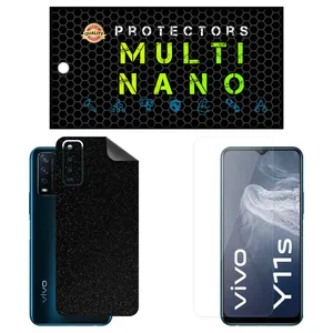 Multi Nano X-SFG Screen Protector For Vivo Y11S with back skin