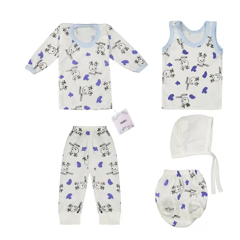 ست 5 تکه لباس نوزادی مدل A321