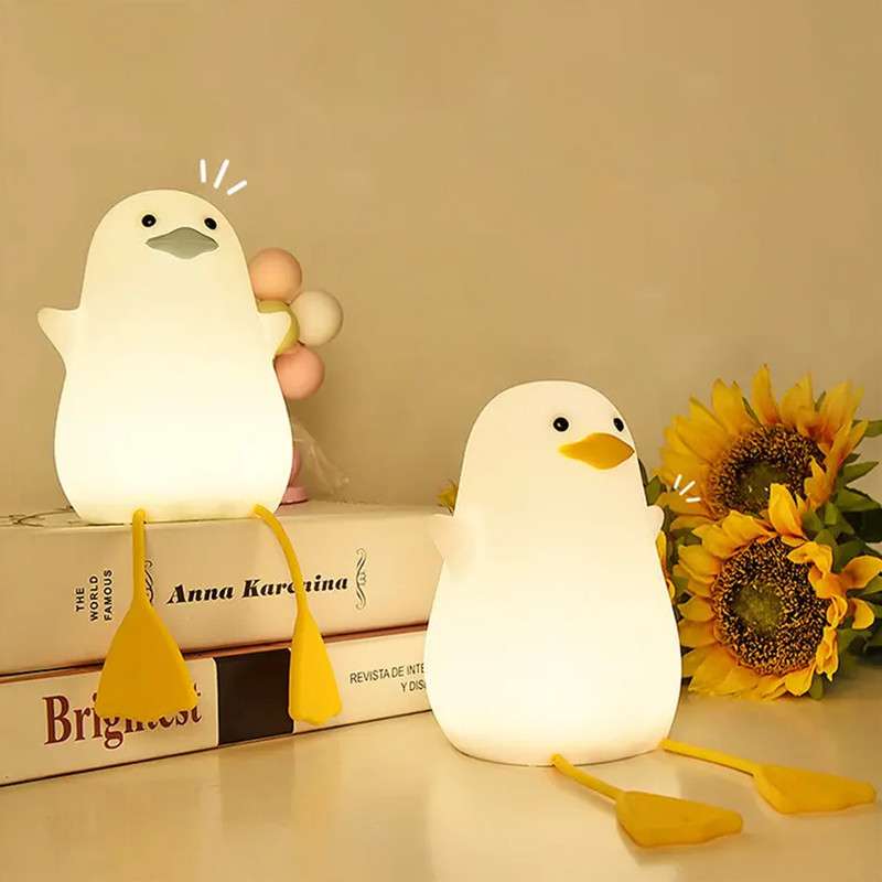 چراغ خواب کودک طرح اردک مدل MEW-01