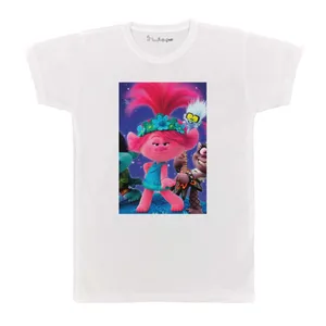 تی شرت بچگانه پرمانه طرح ترول ها کد pmt.4312