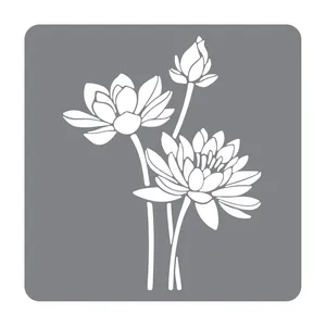 شابلون طرح گل داوودی کد 30cm