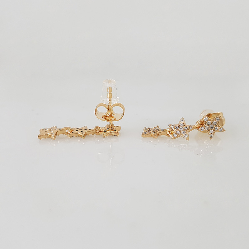 گوشواره زنانه ژوپینگ مدل ستاره کد 1380