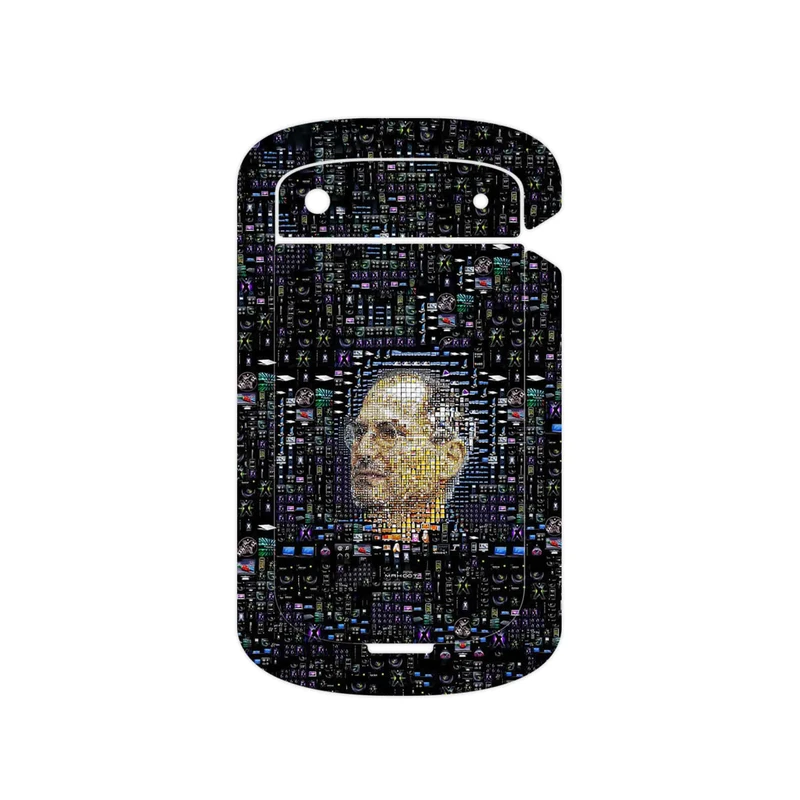 برچسب پوششی ماهوت مدل 2 Collage of Steve Jobs مناسب برای گوشی موبایل بلک بری Bold Touch 9900