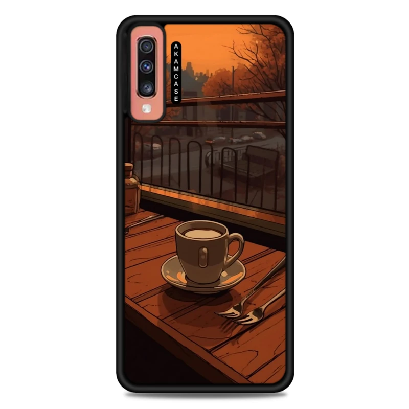 کاور آکام مدل AMC-WSGA70-COFFEE-11 مناسب برای گوشی موبایل سامسونگ Galaxy A70
