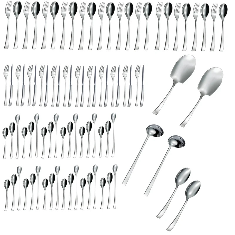 سرویس قاشق و چنگال 89 پارچه 12 نفره جی فی نی مدل 141