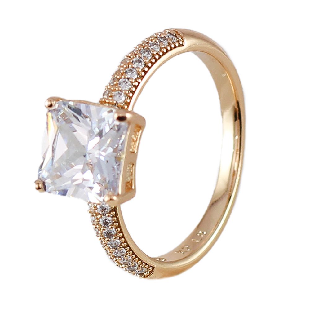 انگشتر زنانه ژوپینگ مدل سولیتر کد ri489 -  - 1