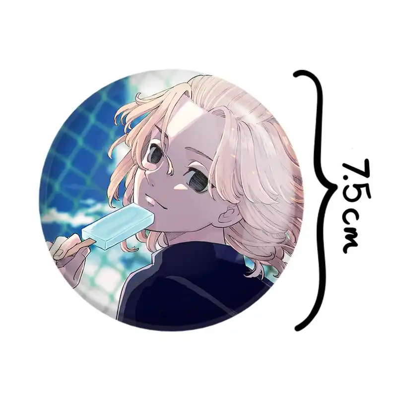 آینه جیبی خندالو مدل مایکی انیمه توکیو ریونجرز  کد 11158