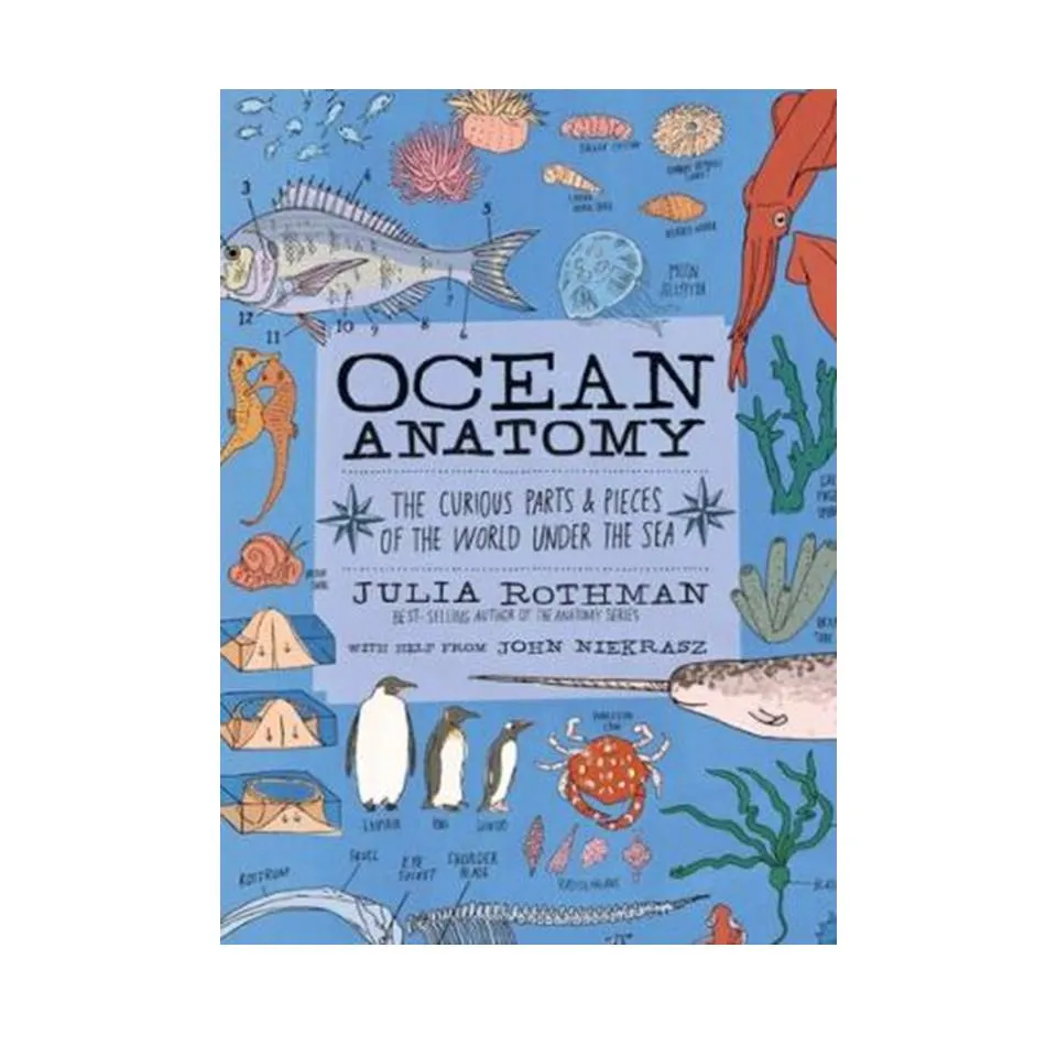 کتاب Ocean Anatomy: The Curious Parts & Pieces of the World Under the Sea اثر Julia Rothman and John Niekrasz انتشارات مولفین طلایی