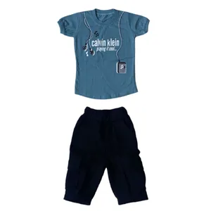 ست تی شرت و شلوارک پسرانه مدل هندزفری