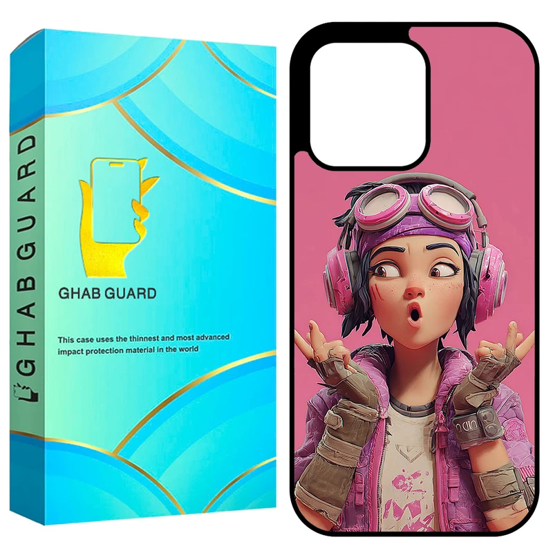 کاور قاب گارد طرح شکارچیان کی پاپ مدل GCHP16P مناسب برای گوشی موبایل اپل iPhone 16 Pro