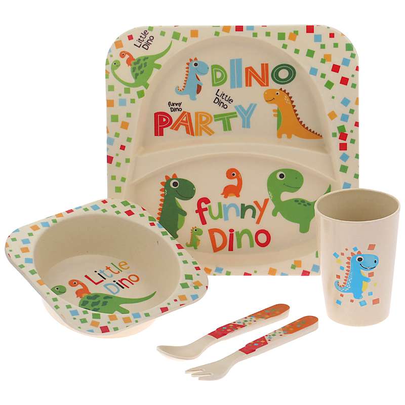 ظرف غذا 5 تکه کودک کوکو مدل Little Dino ظرف غذا 5 تکه کودک کوکو مدل Little Dino
