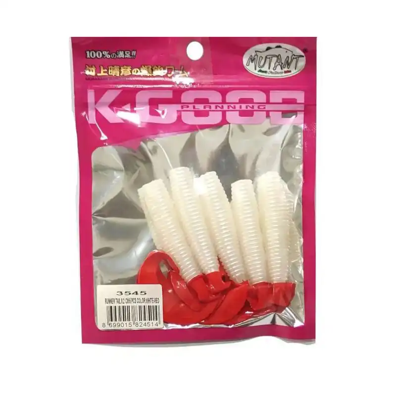 طعمه ماهیگیری موتانت مدل دم داسی کد 8.2cm بسته 5 عددی