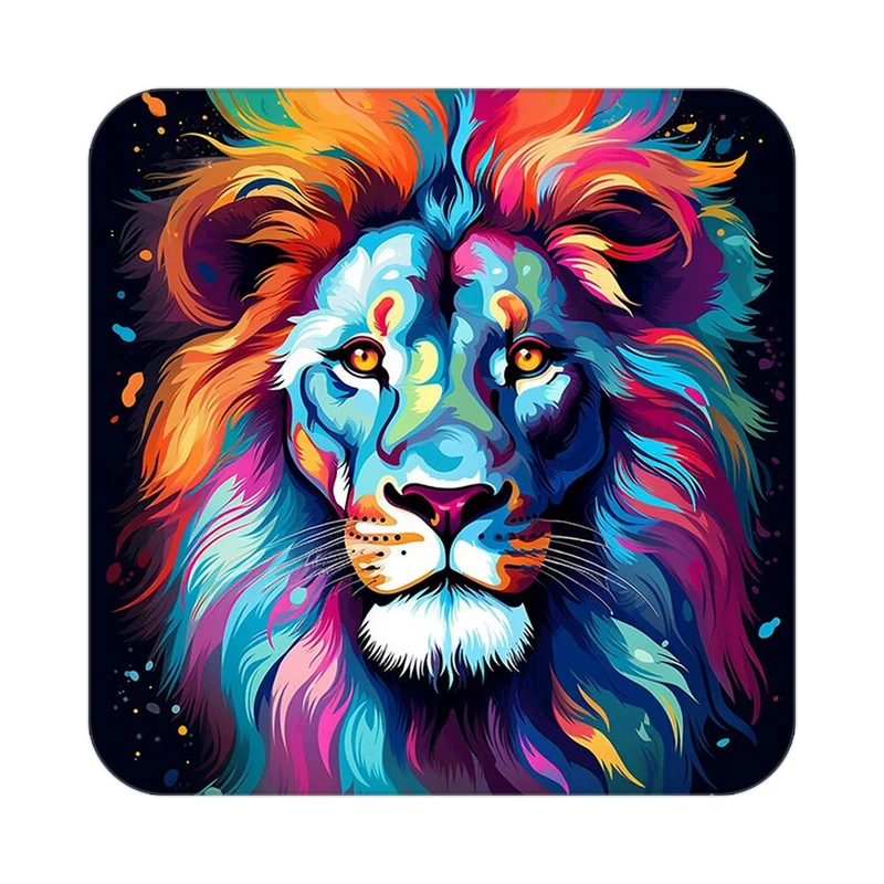 زیر لیوانی کاکتی طرح شیر مدل mp22952