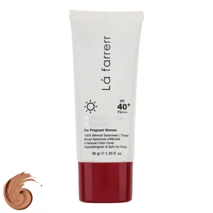 کرم ضد آفتاب رنگی لافارر مناسب دوران بارداری، SPF 40، مدل Pregnant مناسب انواع پوست‌های وزن 40 گرم