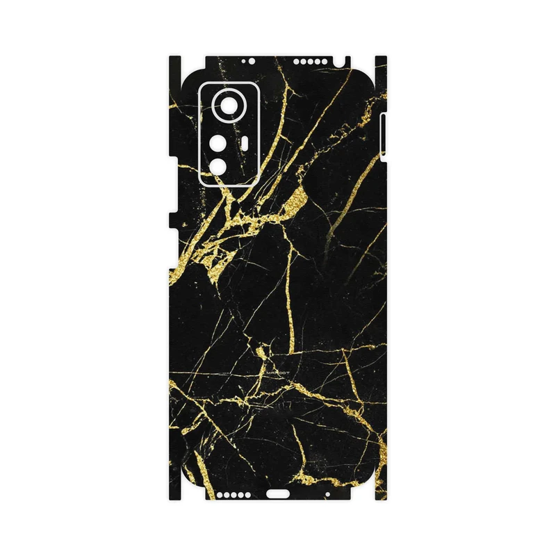 برچسب پوششی ماهوت مدل Graphite_Gold_Marble-FullSkin مناسب برای گوشی موبایل شیائومی Redmi Note 12S