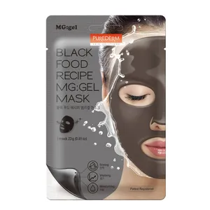 ماسک صورت پیوردرم سری Gel msk مدل ‌Black Food وزن 23 گرم