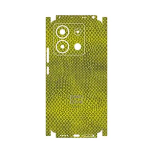MAHOOT Yellow Snake Skin-FullSkin Cover Sticker for Xiaomi Redmi Note 13 Pro 5G