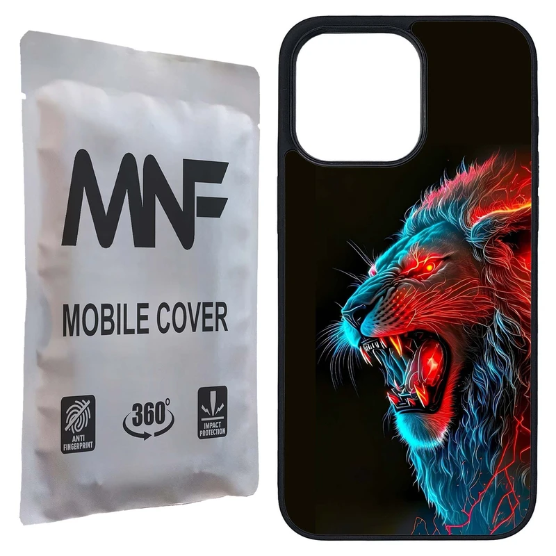 کاور ام ان اف طرح Lion کد P-105 مناسب برای گوشی موبایل اپل iPhone 15 Pro Max    