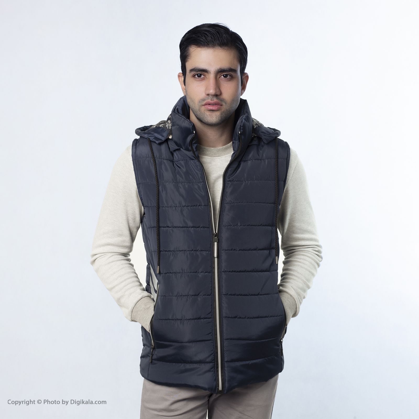 جلیقه مردانه مدل پافر دو رو کد SH - - 41