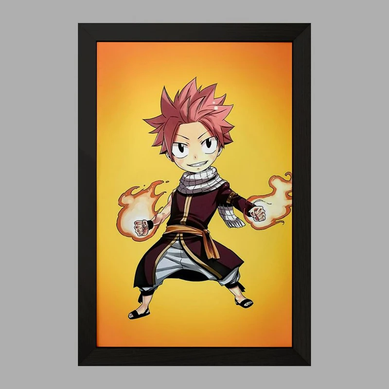 تابلو خندالو مدل ناتسو انیمه فری تیل Fairy Tail  کد 16491