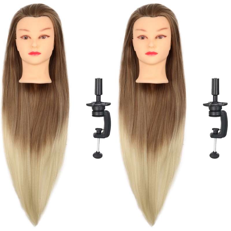 مانکن شینیون و بافت مو تیناویگ کد MM-80CM-OMBR-2PS به همراه پایه بسته 2 عددی مانکن شینیون و بافت مو تیناویگ کد MM-80CM-OMBR-2PS به همراه پایه بسته 2 عددی