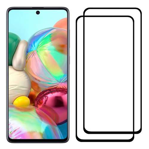 محافظ صفحه نمایش مدل FCG مناسب برای گوشی موبایل سامسونگ Galaxy A71 بسته دو عددی
