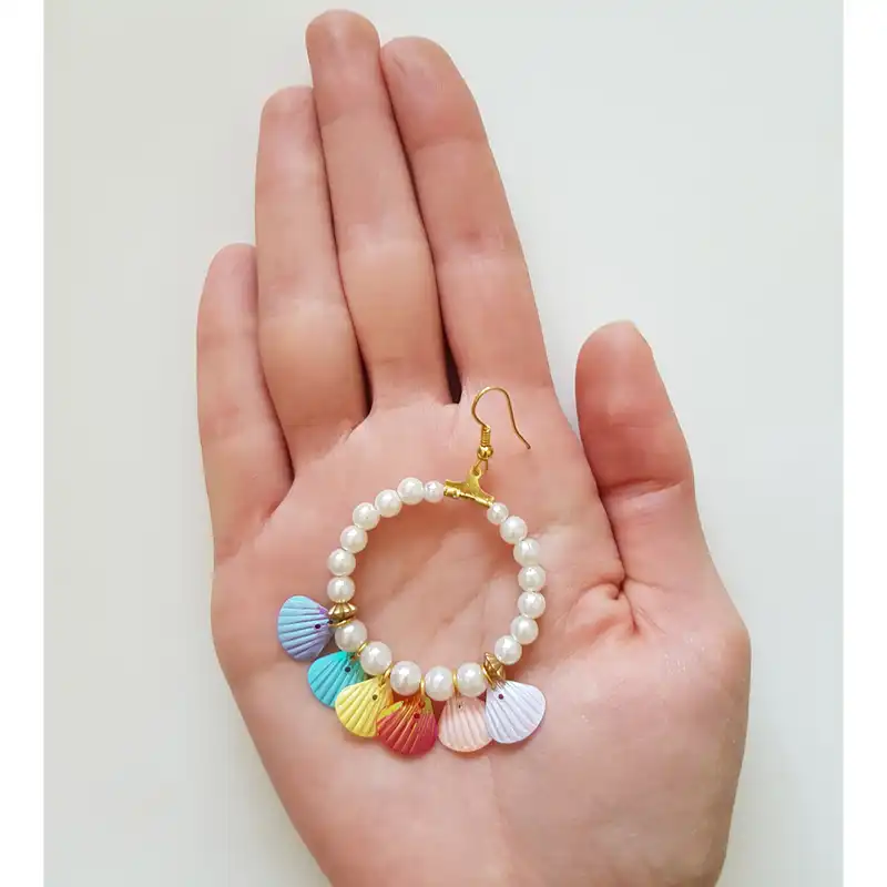 گوشواره زنانه  ماه فام کد ER105105