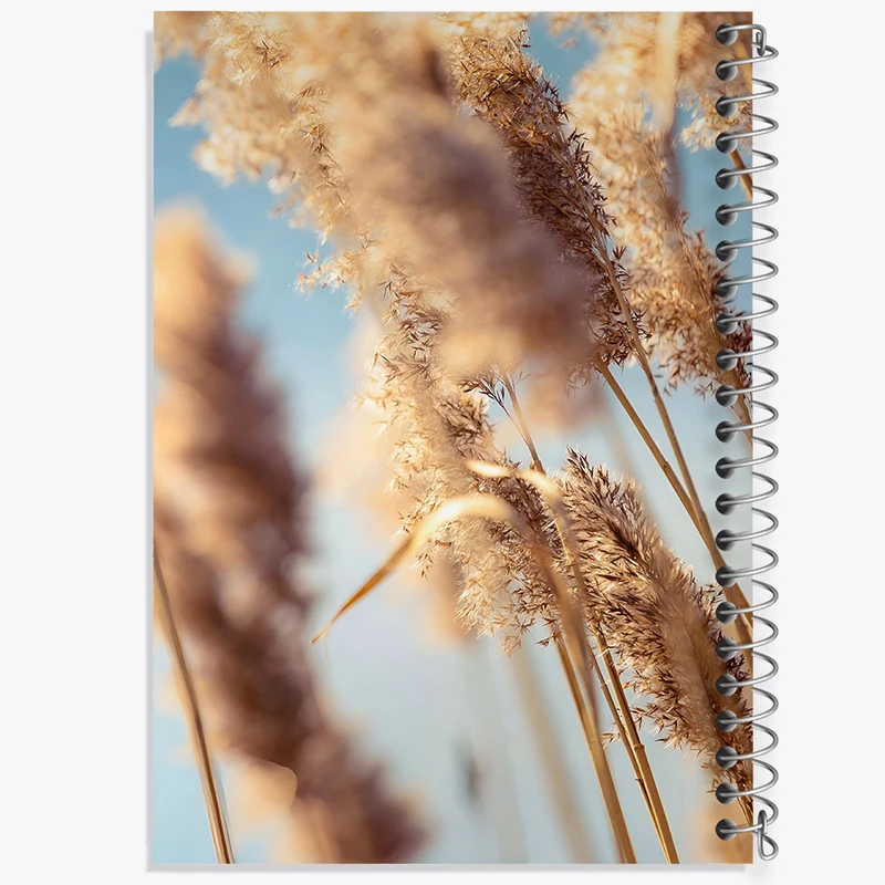 دفتر ژورنال نویسی 50 برگ خندالو مدل نقطه ای طرح نیزار کد F5258