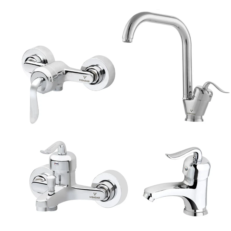 ست شیرآلات ویسادار مدل ونوس مجموعه 4 عددی