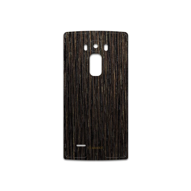 برچسب پوششی ماهوت مدل Dark-Gold-Stripes-Wood مناسب برای گوشی موبایل ال جی G Flex 2