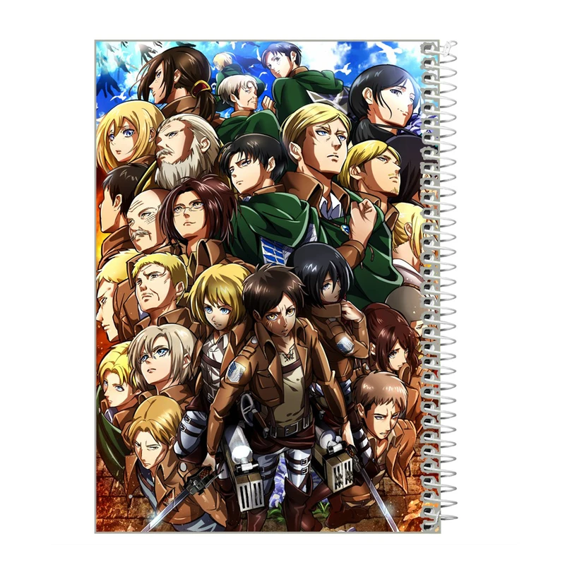 دفترچه یادداشت 40برگ طرح انیمه Attack on Titan حمله به تایتان it4