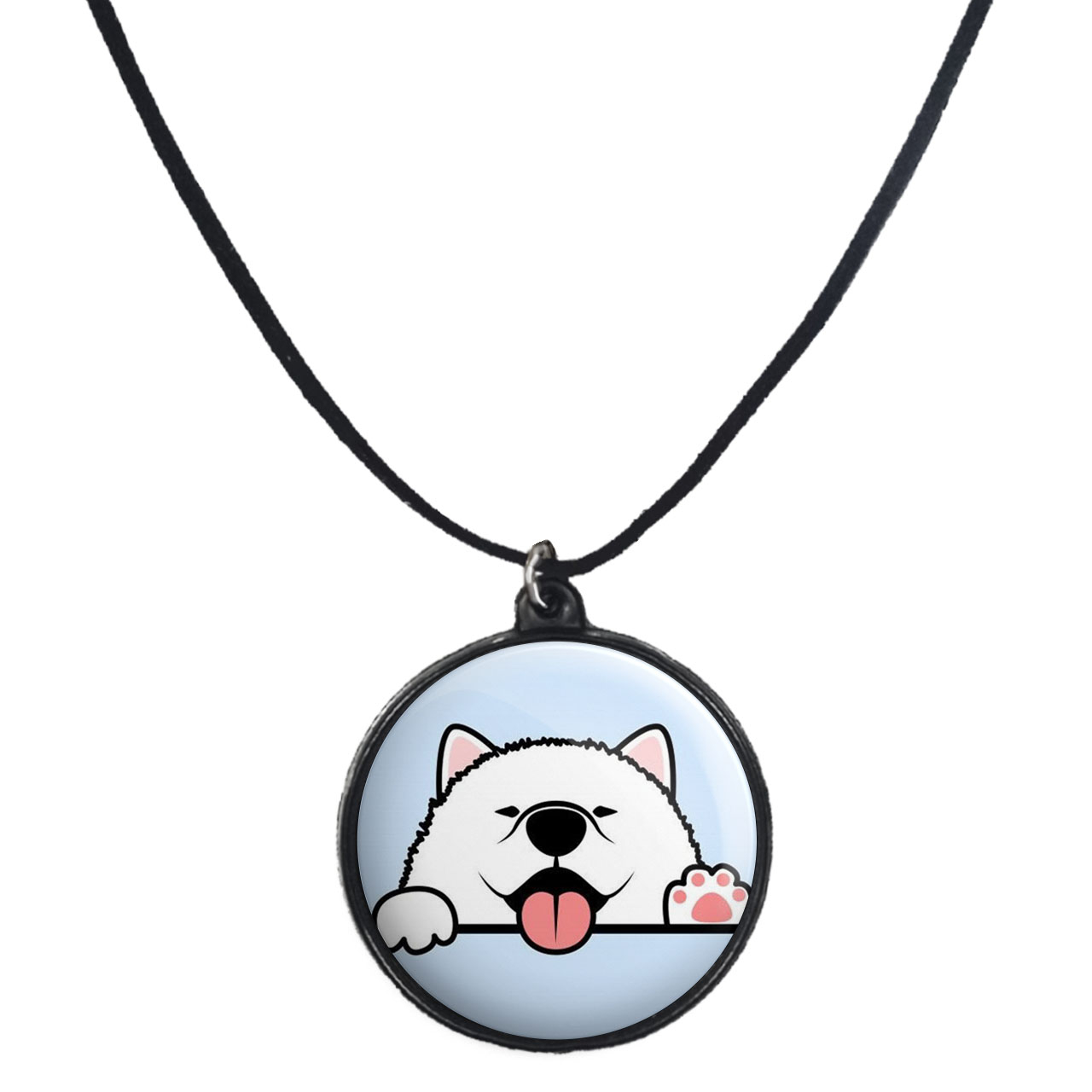 گردنبند پرمانه طرح حیوانات کیوت کد pmb.21386 مدل دو طرفه