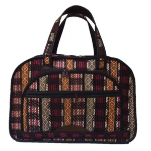 ساک سفری مدل جاجیم طرح چارخونه کد 233