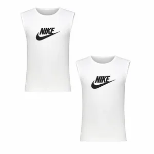 زیرپوش بدون آستین یقه گرد مردانه مدل AT015 مجموعه 2 عددی