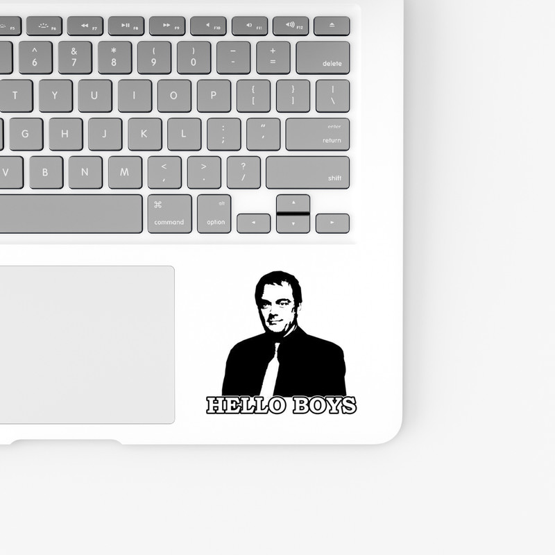 استیکر لپ تاپ و موبایل بووم طرح سریال سوپر نچرال مدل Crowly کد FR136