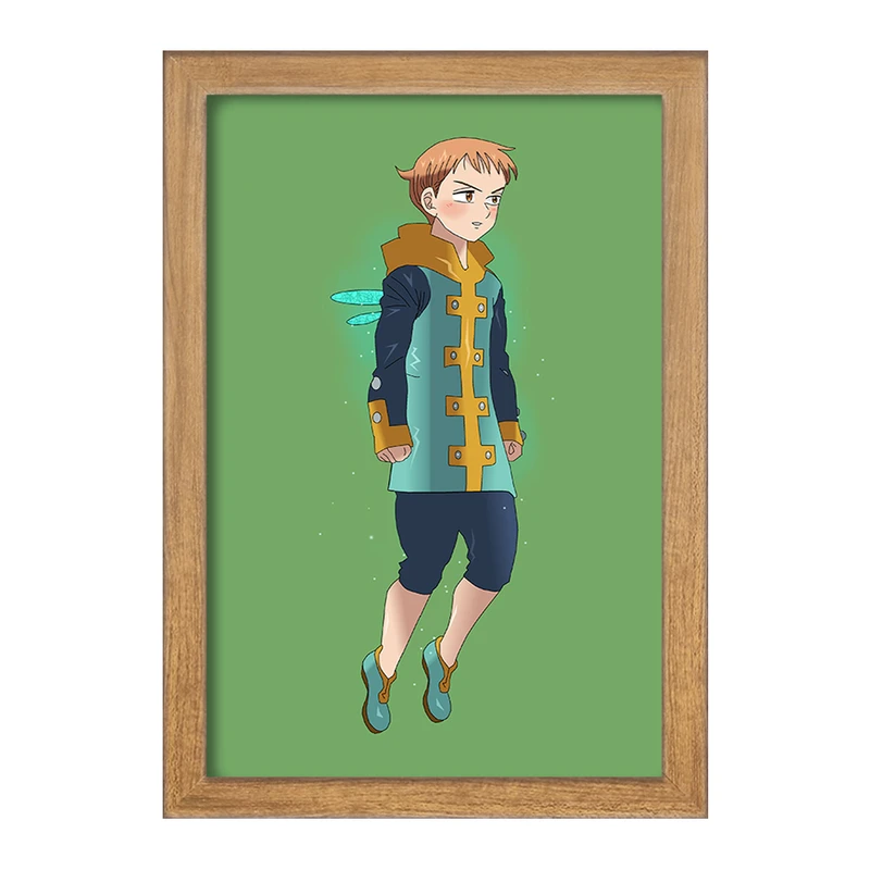 تابلو خندالو مدل کینگ انیمه هفت گناه کبیره  کد 17555