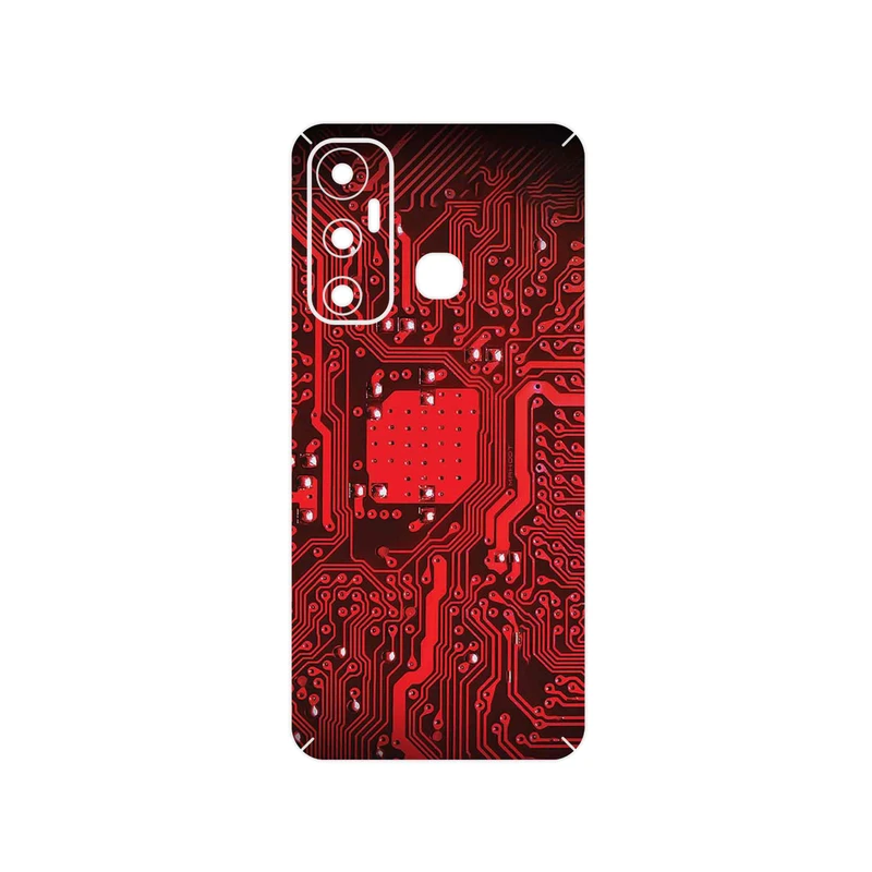 برچسب پوششی ماهوت مدل Red_Printed_Circuit_Board مناسب برای گوشی موبایل اینفینیکس Hot 11