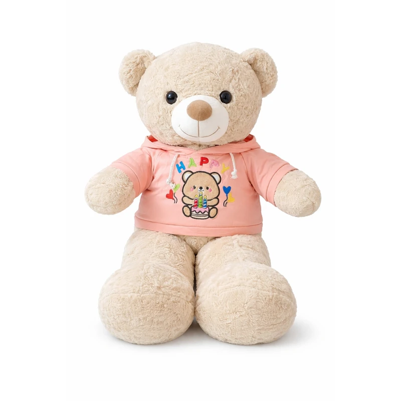 عروسک مدل خرس هپی کد 011 ارتفاع 80 سانتی متر 