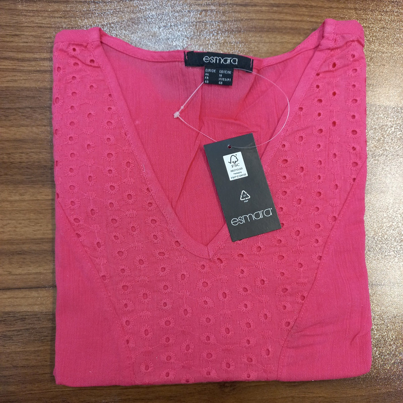 بلوز آستین سه ربع زنانه اسمارا مدل نخی کد 13179953