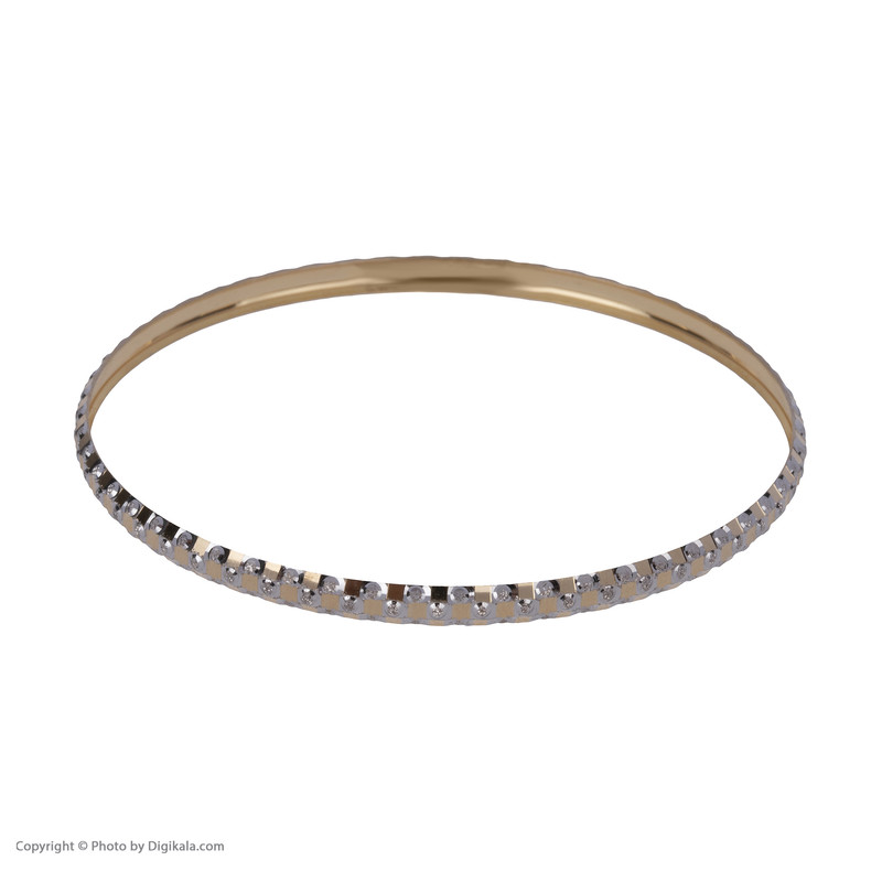 النگو طلا 18 عیار زنانه مدل AL43-W-2 النگو طلا 18 عیار زنانه مدل AL43-W-2