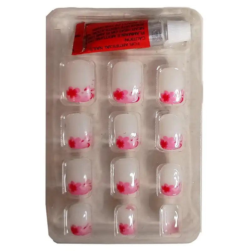 ناخن مصنوعی بچگانه تالکی کد 562 بسته 12 عددی