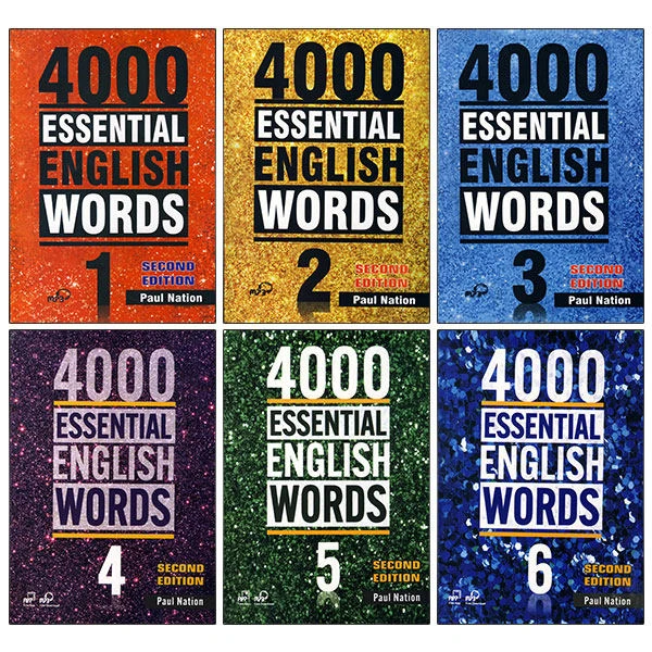کتاب ESSENTIAL ENGLISH WORDS اثر Paul Nation نشر ابداع 6 جلدی