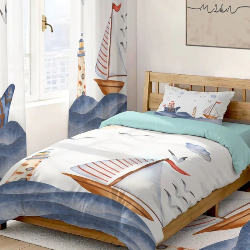 سرویس خواب 1 نفر 4 تکه مدل قایق کد 237