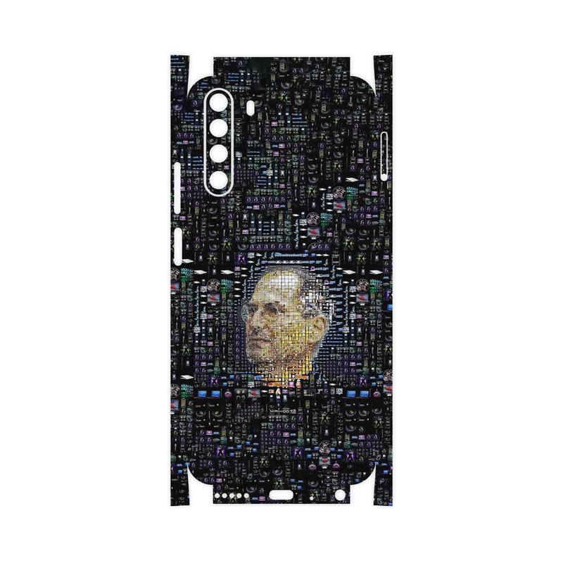 برچسب پوششی ماهوت مدل 2 Collage of Steve Jobs-FullSkin مناسب برای گوشی موبایل جی پلاس X10